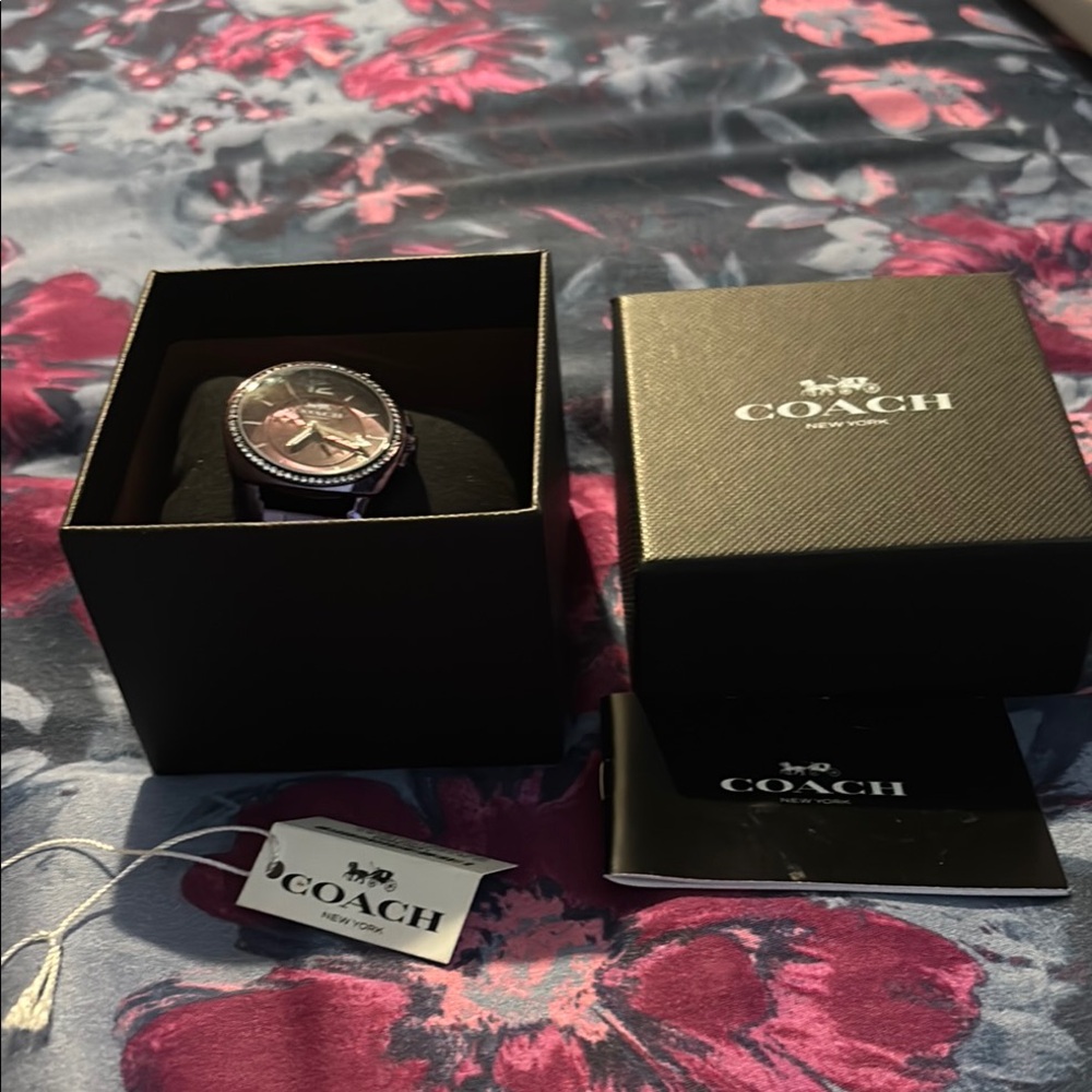 Coach Purple Woman’s   Luxury Watch, only worn twice!